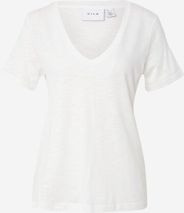 VILA Shirt 'NOVA' in Wit: voorkant