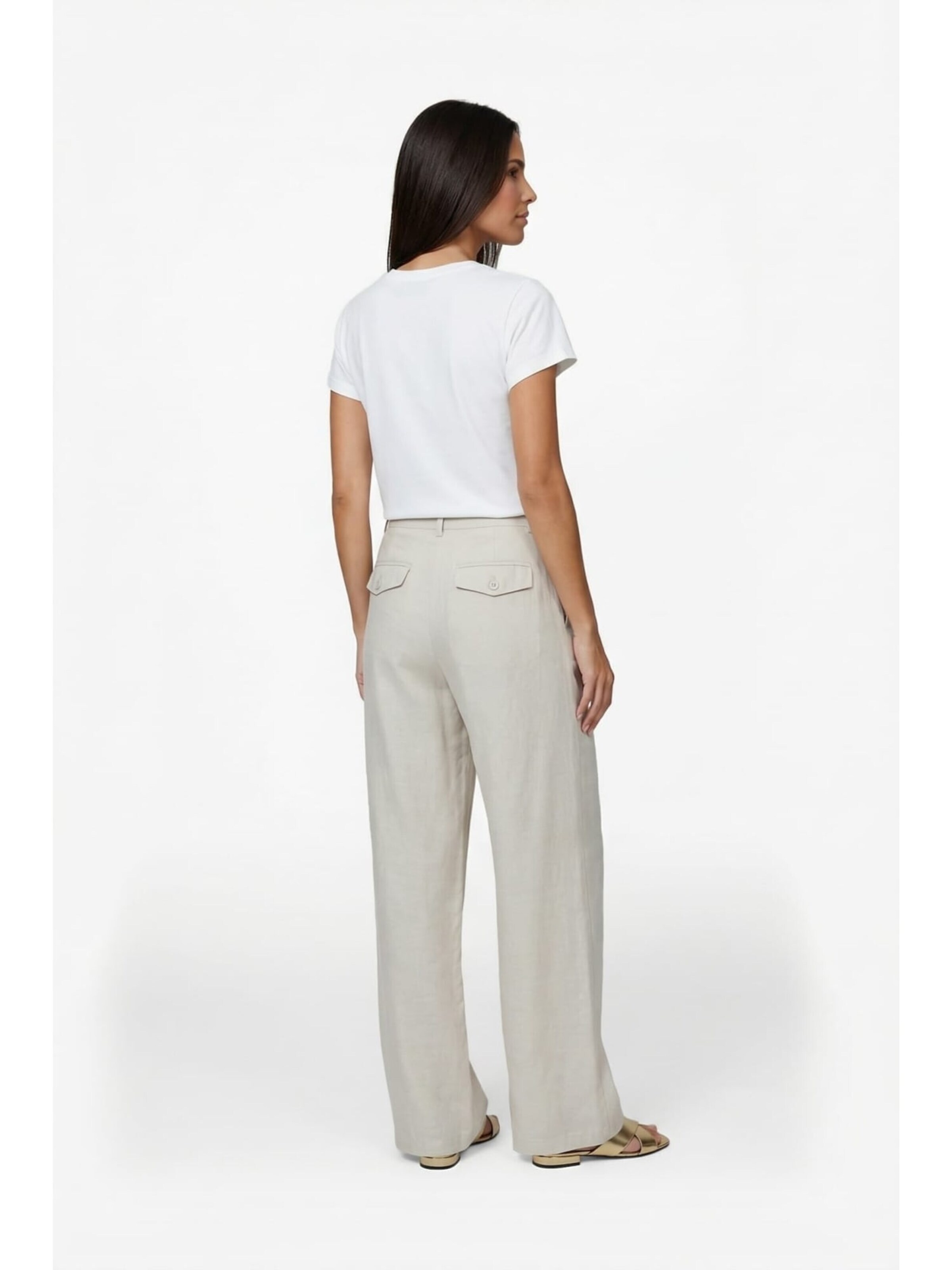G-maxx Baggy Broek '26ZFQG07' in Beige