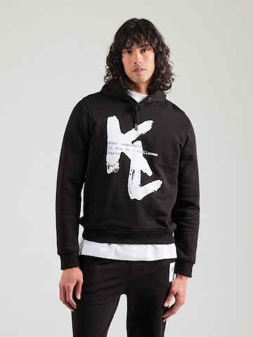 Karl Lagerfeld - Sweatshirt em preto: frente