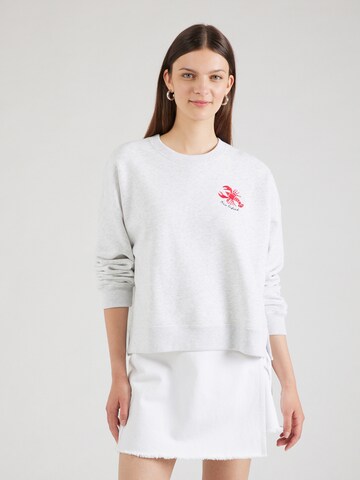 HOLLISTER Μπλούζα φούτερ σε γκρι: μπροστά