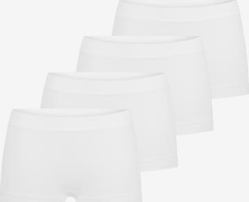 SCHIESSER Boyshorts 'Unique Micro' in White: front