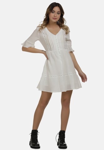 DreiMaster Vintage Kleid in Weiß