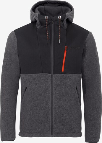 VAUDE Funktionele fleece-jas 'Manukau' in Grijs: voorkant