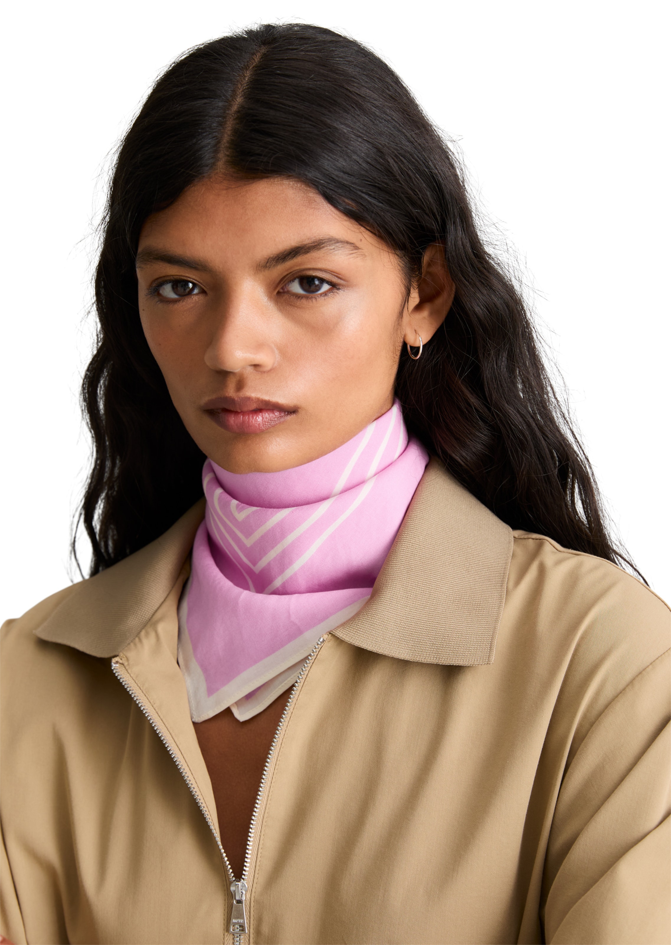 Marc O'Polo DENIM Scarf in Pink: front