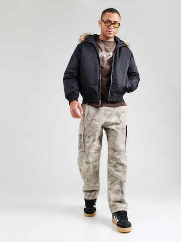 HOLLISTER Zimná bunda - Čierna