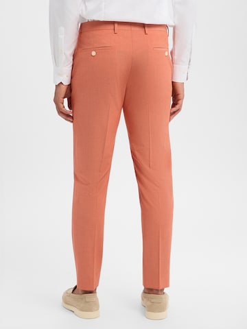 Finshley & Harding London Slim fit Trousers with creases ' ' in Orange