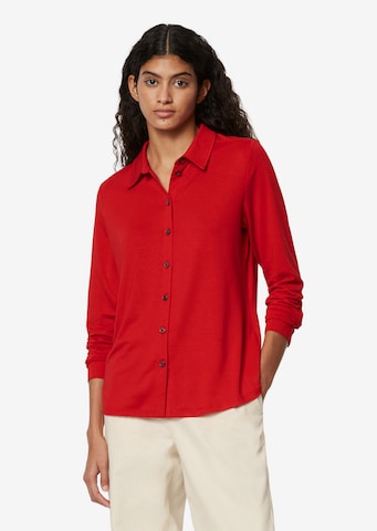 Marc O'Polo Blouse in Rood: voorkant
