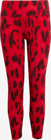 ADIDAS SPORTSWEAR - Skinny Pantalón deportivo 'Future Icons' en rojo: frente
