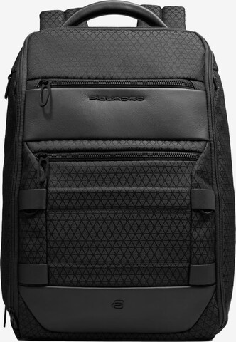 Piquadro Rucksack in Schwarz: Vorderseite