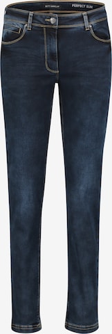 Betty Barclay Slimfit Jeans in Blauw: voorkant