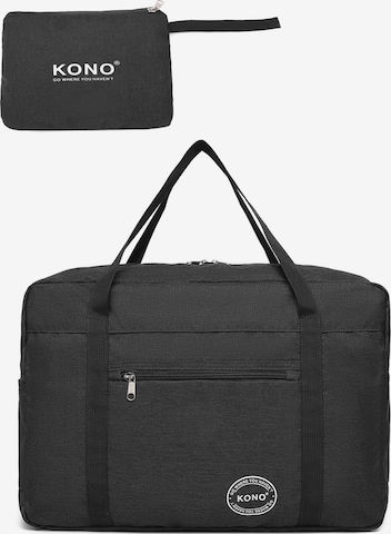 Kono Travel Bag in Black: front