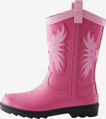 Next Gummistövel i rosa: framsida