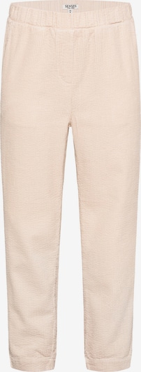 SENSES.THE LABEL Cordhose PU:NE im Jogpants-Stil in sand, Produktansicht