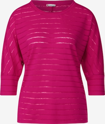 STREET ONE Shirt in Roze: voorkant