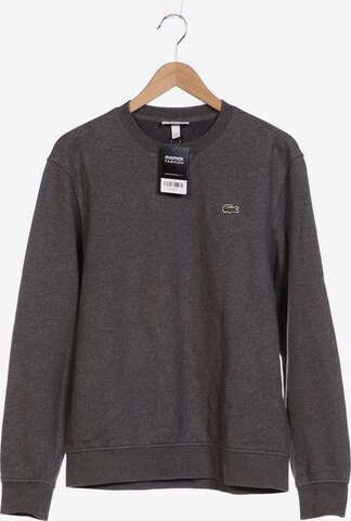 Lacoste Sport Sweatshirt & Zip-Up Hoodie in L in Grey: front