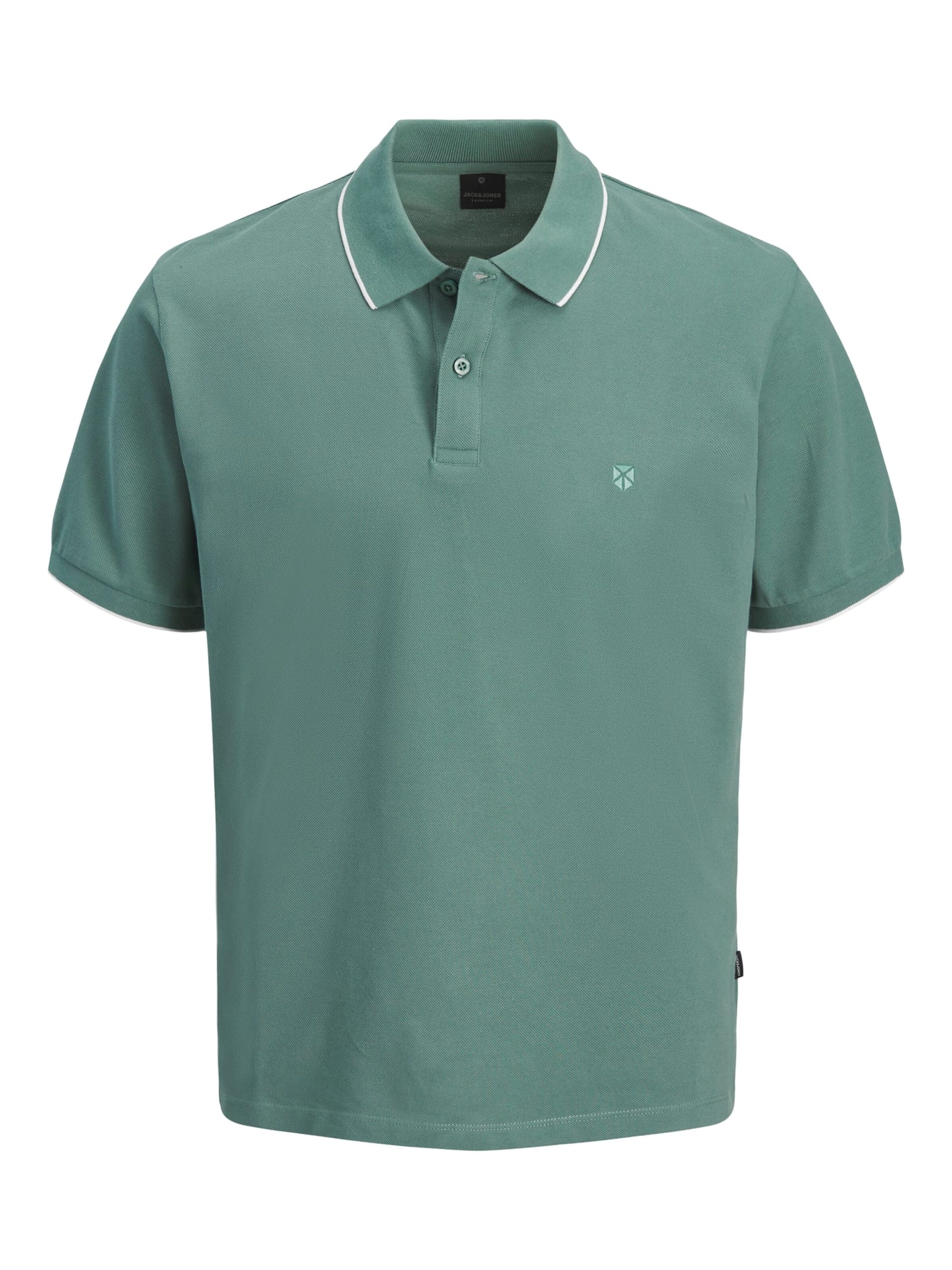 JACK & JONES Tricot 'Blaweston' in Groen: voorkant