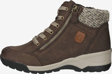 Bama Lace-Up Ankle Boots in Brown