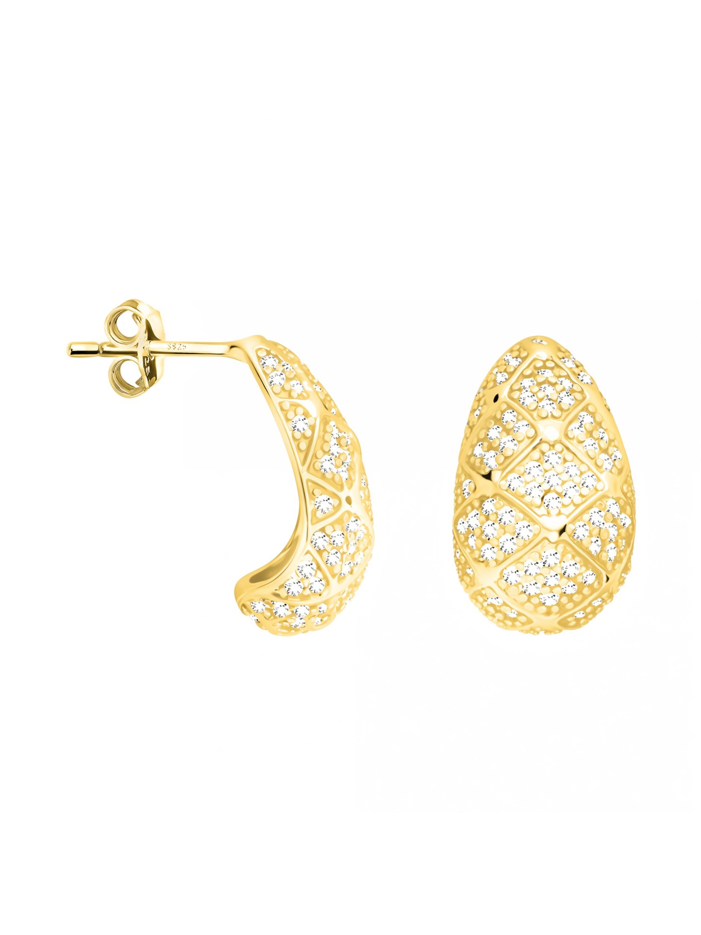 Sofia Milani Ohrringe‌‌‌‌‌‌ in Gold: Vorderseite