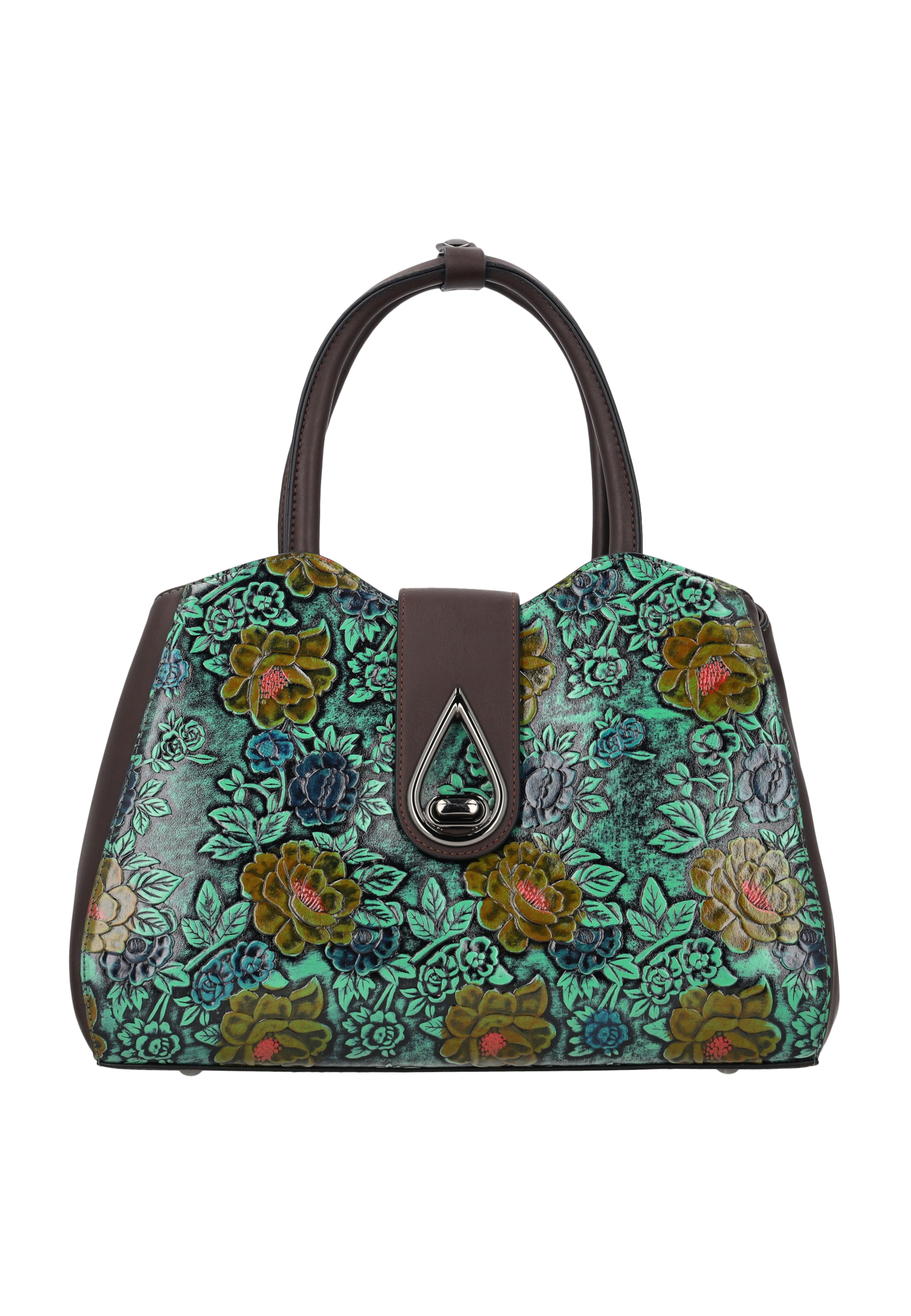 usha FESTIVAL - Bolso de mano en verde: frente