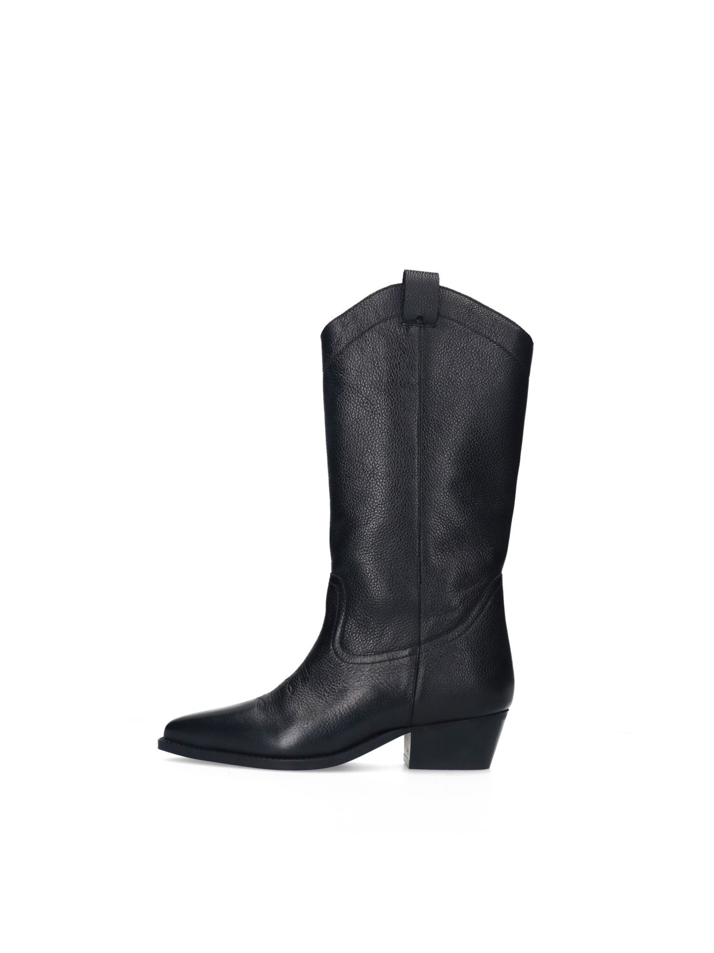 Bottes de cowboy SACHA en noir