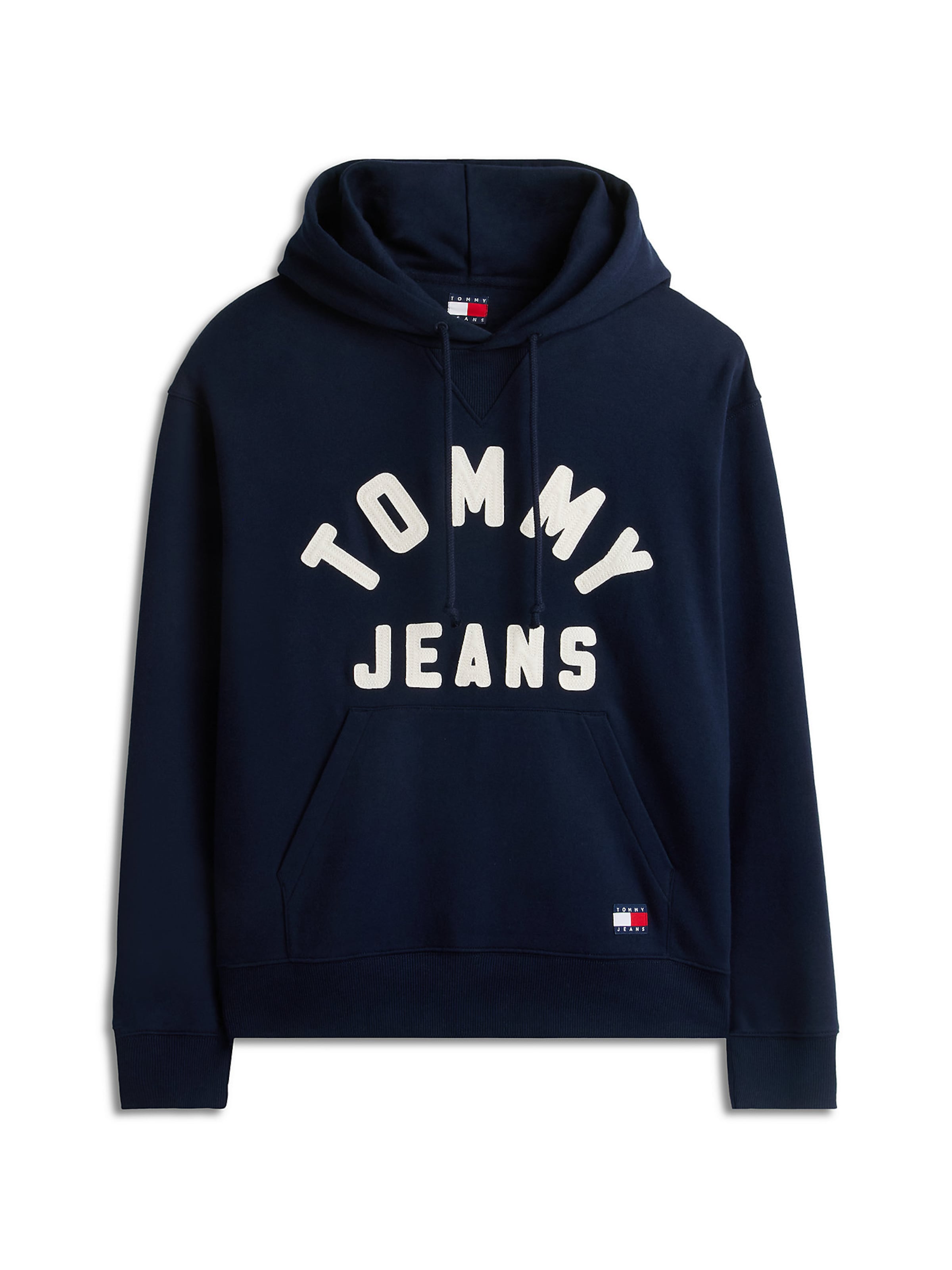 Tommy Jeans Zip-Up Hoodie 'Classic' in Blue: front