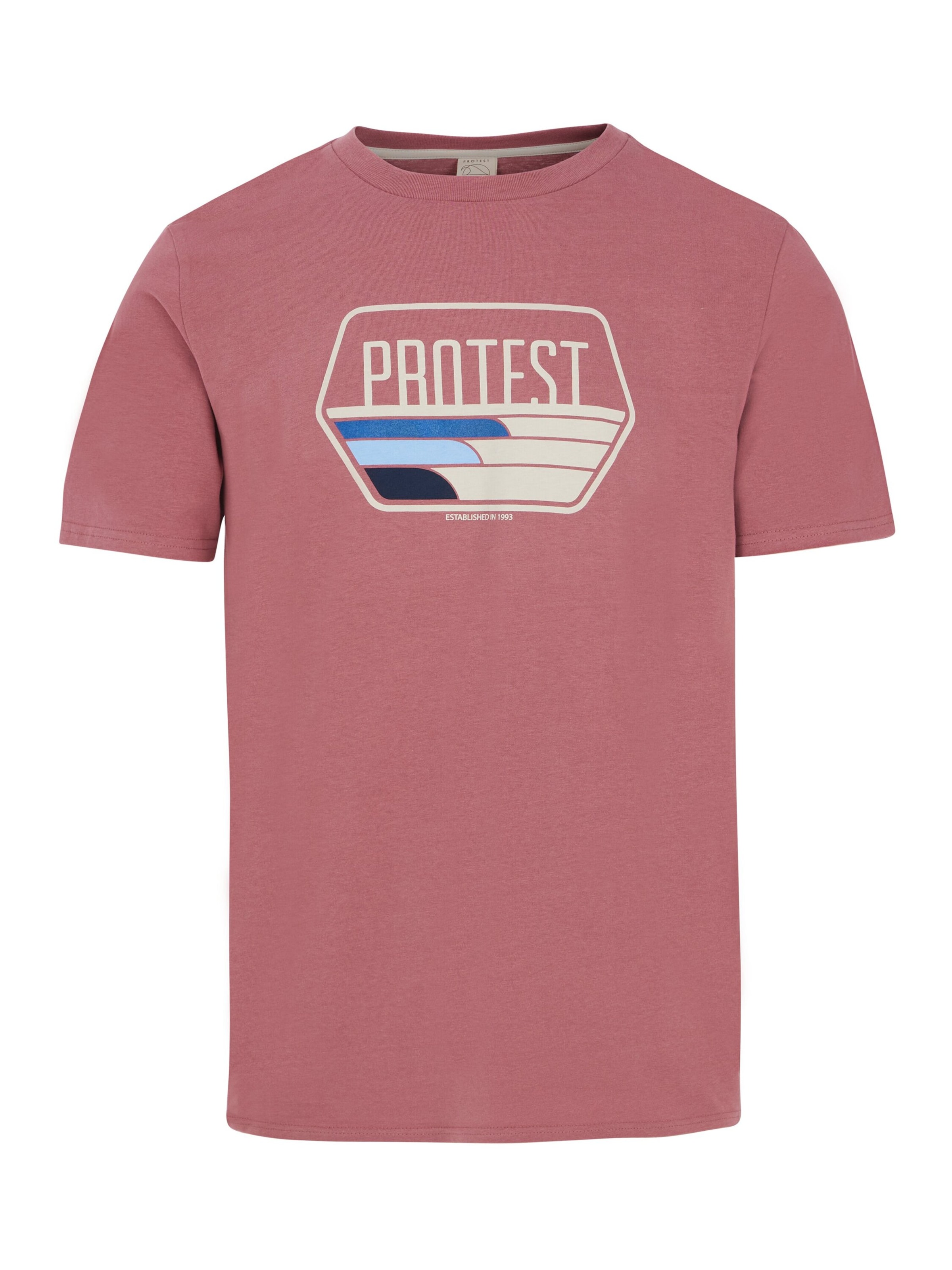 PROTEST Shirt 'PRTSTAN' in Roze: voorkant