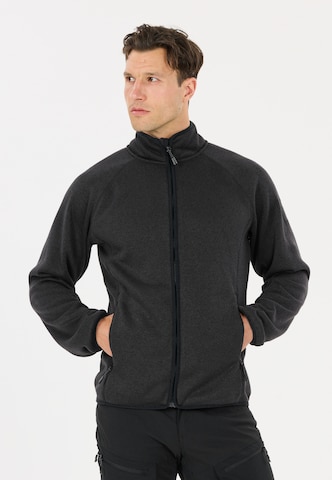 Whistler Athletic fleece jacket 'Wolven' in Black: front