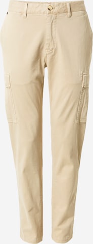 SCOTCH & SODA Regular Cargobroek 'STUART' in Beige: voorkant