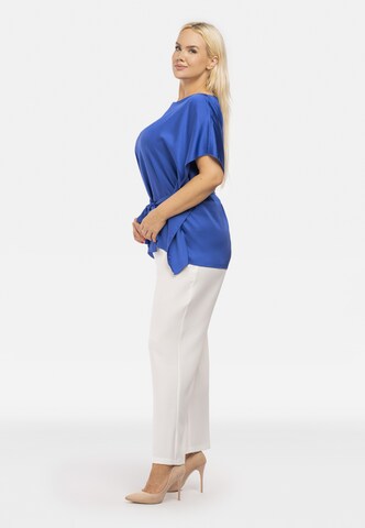 Karko Blouse 'TALA ' in Blauw