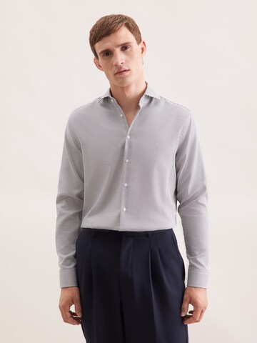 SEIDENSTICKER Regular fit Zakelijk overhemd in Beige: voorkant