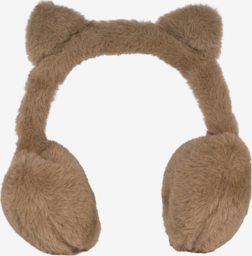 styleBREAKER Headband 'Plüsch Ohrenschützer mit Öhrchen' in Grey: front