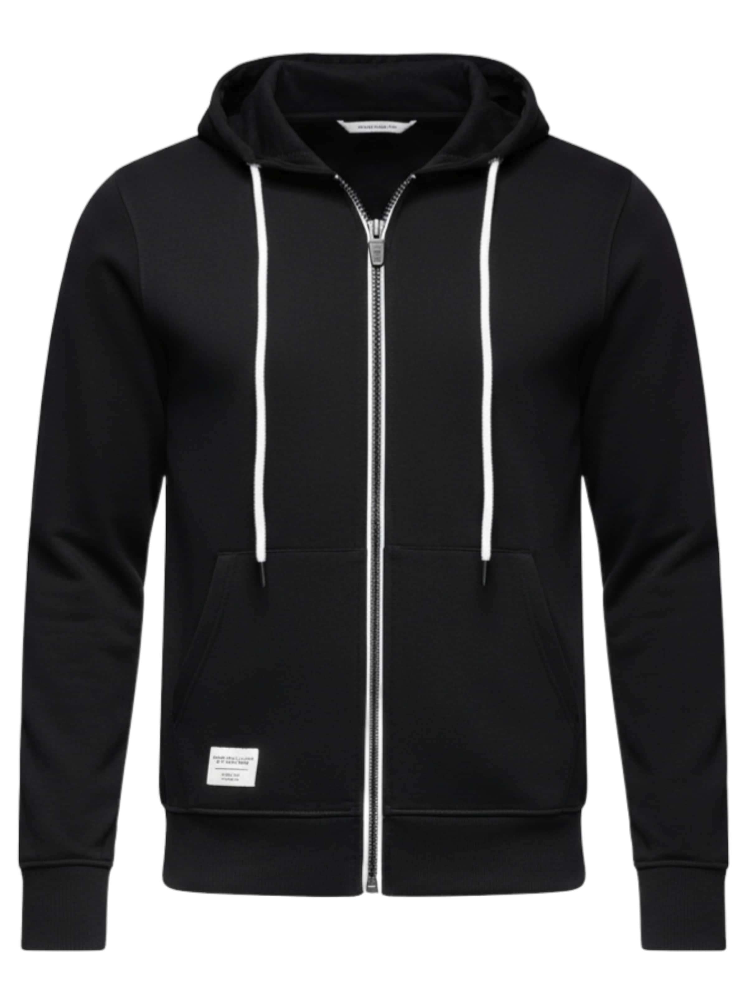 Ombre Sweatshirt in Zwart: voorkant