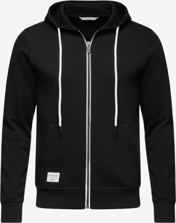 Sweat-shirt Ombre en noir : devant