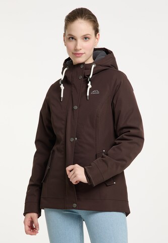 ICEBOUND Weatherproof jacket in Brown: front