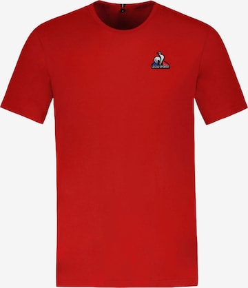 T-Shirt LE COQ SPORTIF en rouge : devant