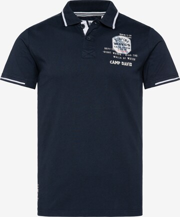 CAMP DAVID Shirt in Blue: front