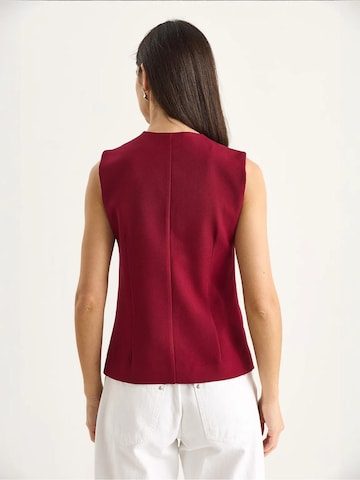 Bianco Lucci Bodywarmer in Rood