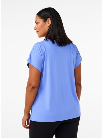 Active by Zizzi Performance shirt 'ABasic' in Blue
