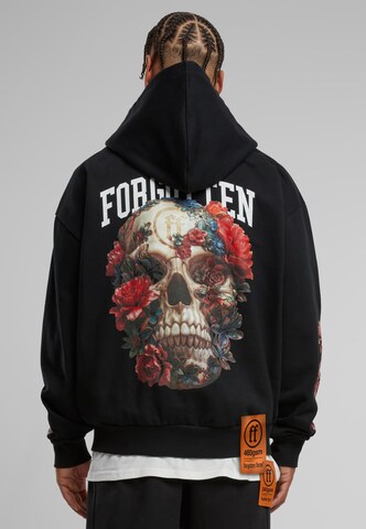 Forgotten Faces Sweat jacket in Black