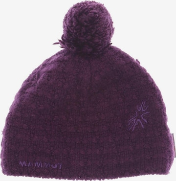 MAMMUT Hat & Cap in One size in Purple: front