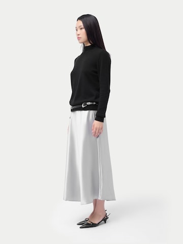 Pull-over 'Women's Essential Cashmere Mock Neck Sweater' GOBI Cashmere en noir