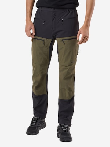 SWEDEMOUNT Regular Outdoorbroek 'Lofoten' in Groen: voorkant