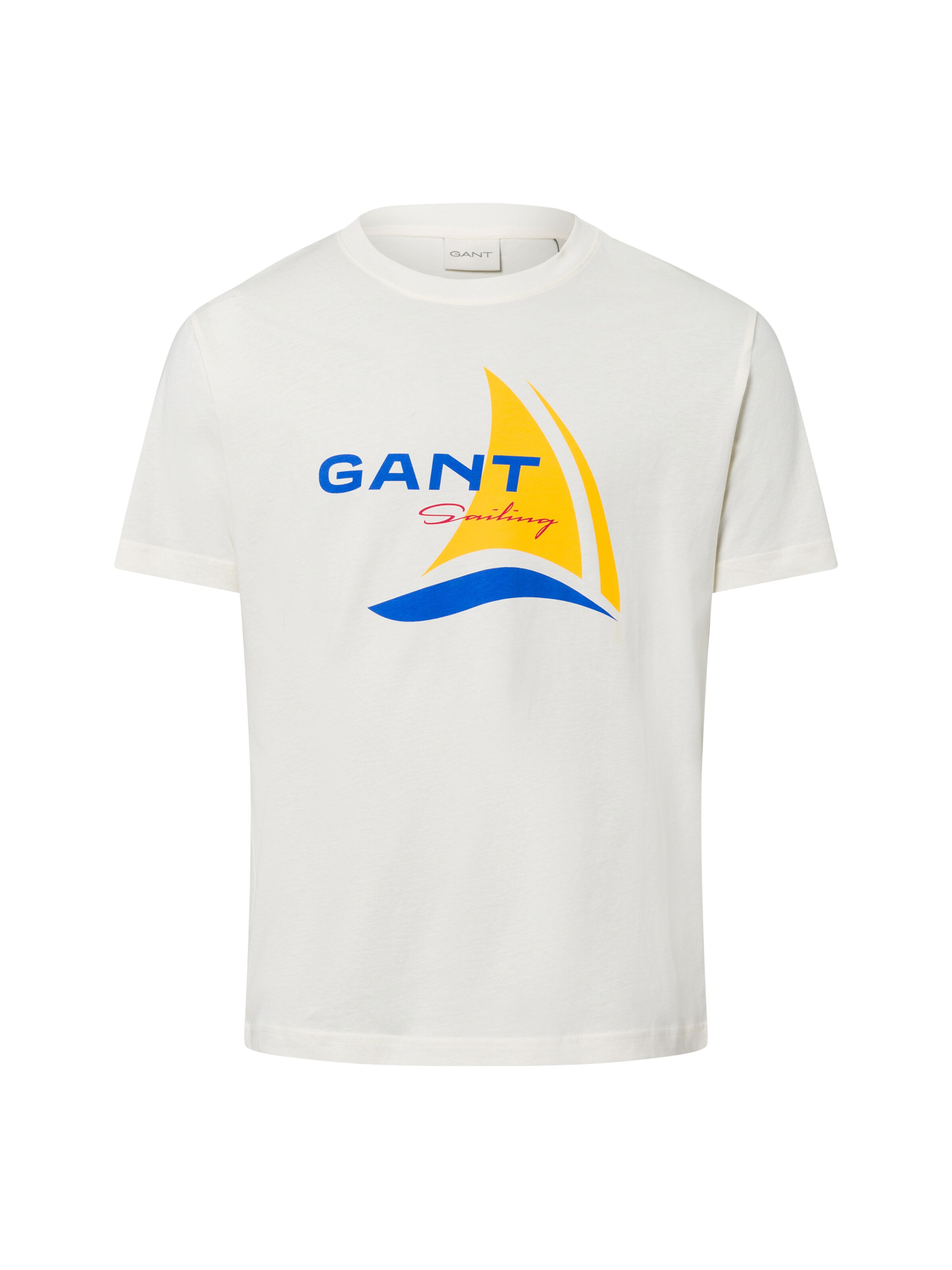 GANT T-Shirt in Beige: Vorderseite