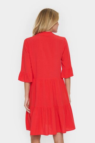 SAINT TROPEZ Jurk 'Eda' in Rood
