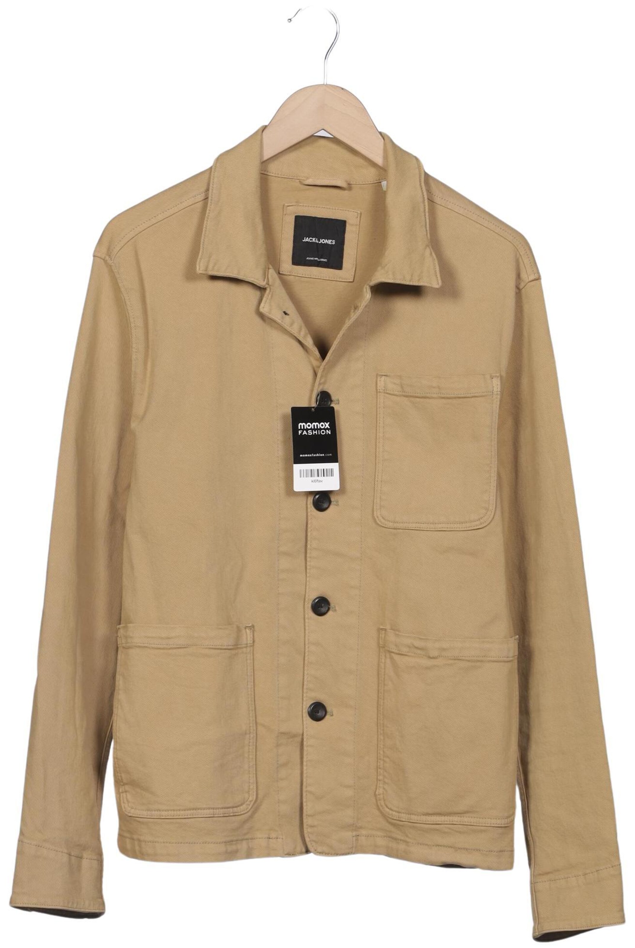 JACK & JONES Jacket & Coat in L in Beige: front