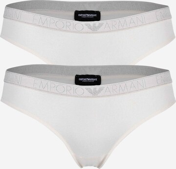 Slip Emporio Armani en blanc : devant