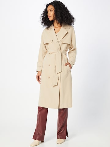 Manteau mi-saison 'Silvia' SECOND FEMALE en beige : devant