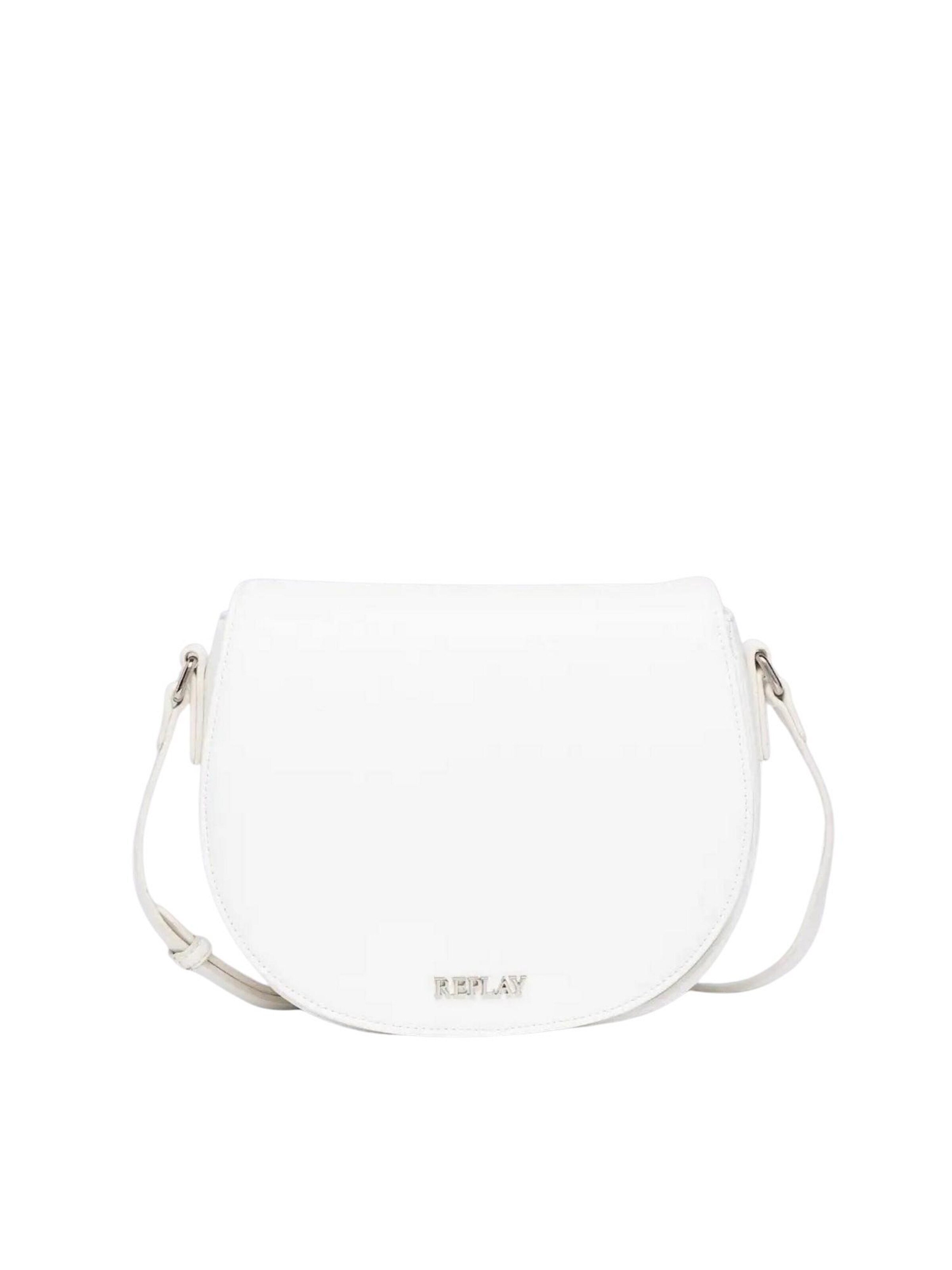 REPLAY - Bolso de hombro 'FW3586.000.A0420A' en blanco: frente
