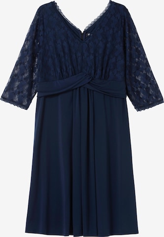 Robe de cocktail SHEEGO en bleu : devant