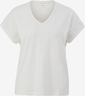 T-shirt s.Oliver en beige : devant